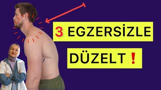 DURUŞUNU 3 EGZERSİZLE DÜZELT boyundüzleşmesi boyunağrısı fizyoterapistmacide [upl. by Inalak907]