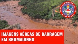 Imagens aéreas do rompimento de barragem em Brumadinho Minas Gerais [upl. by Alber886]