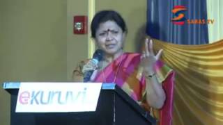 Dr Jayanthasri Balakrishnan Madam Speech about second language [upl. by Pas653]