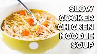 Slow Cooker Chicken Noodle Soup [upl. by Sims]