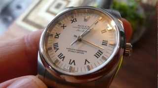 Rolex AirKing 34mm Watch with Roman Numerals Review [upl. by Aznarepse]