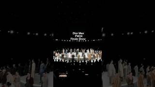 Dior Men FW24 EPIC FINALE runway model viral fashion [upl. by Safoelc721]