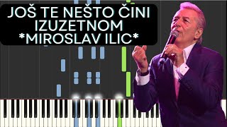 Miroslav Ilic  Jos te nesto cini izuzetnom  piano cover tutorial harmonika [upl. by Tilly]