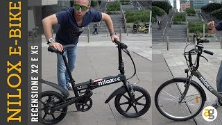 Recensione BICI ELETTRICHE NILOX X5 e X2 [upl. by Shirl609]