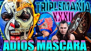 FILTRAN las Triplemania 32 de AAA Adiós Máscara Aerostar vs Parka Negra Megacampeonato y más [upl. by Beare]