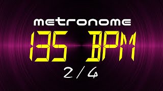 metronome 135 BPM 24 [upl. by Amesari612]