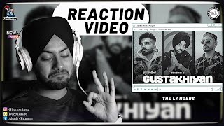 Reaction on Gustakhiyan  Official Video I Davi Singh  The Landers  SYNC [upl. by Tigdirb]