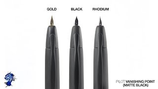 Pilot Vanishing Point Black Nibs [upl. by Ennayllek]