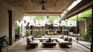 Interior Design Wabi Sabi  Creating Tranquility Designing Your Own Wabi Sabi Courtyard [upl. by Jovitah]