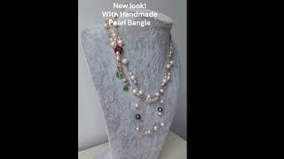 One Necklace Many Designs 2024 Part 2 jewellery pearl necklace jewellerydesign earrings hobby [upl. by Goldfarb]