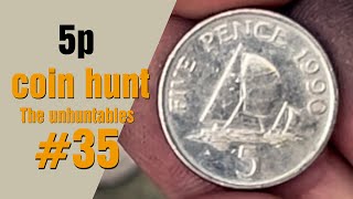 5p Coin Hunt  Unhuntables Podcast with Christopher Collects 35 [upl. by Ecertap741]