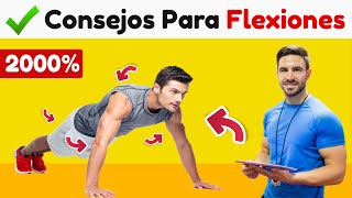 ✅😮 Cómo Hacer Flexiones de Brazos Para Principiantes  Guia Completa [upl. by Alset]