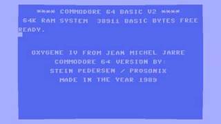 Jean Michel Jarre  Oxygene IV  C64 Version  Prosonix [upl. by Ranita492]