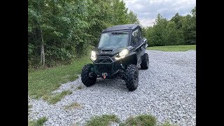 2022 Can Am Commander 700 XT Evening Ride Through The Woods [upl. by Eislrahc]