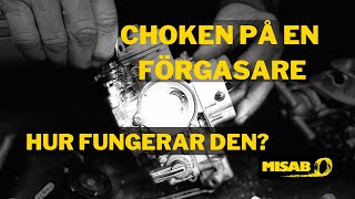 Choken  hur fungerar den Här går vi igenom manuell choke på en Weber 3236 DGV Grundfunktionen [upl. by Kaitlyn]