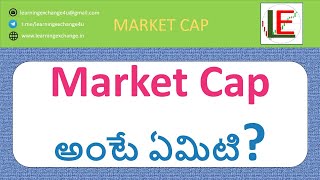 Learn all about Market Cap and about Large Mid and Small cap in TELUGU [upl. by Fiorenza]