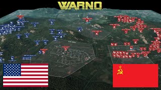 40000 USSR ARMY vs 40000 US ARMY  WARNO [upl. by Rigby]