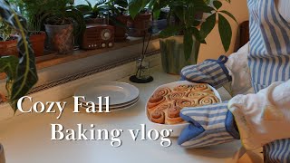 Cozy Fall Baking Vlog🍁Warm and Delicious Autumn 🍂 recipes Fall baking ideas cinnamon rolls recipe [upl. by Strong153]