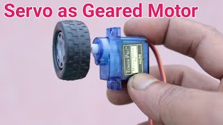 Modifying a Servo Motor for Continuous Rotation [upl. by Meda]