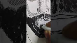 Hatching sketch art shorts short youtubeshort youtube sketching hatchingportraitchrisevans [upl. by Eelatan867]