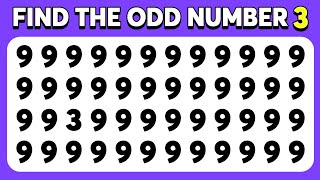 Find the ODD One Out  Find The ODD Number And Letter Edition  Emoji Quiz  Easy Medium Hard [upl. by Valentino]