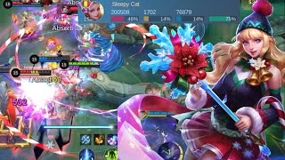 ODETTES INSANE DMG BUILD  THATS HOW TO MAKE ODETTE A NIGHTMARE FOR THE ENEMIES MOBILE LEGENDS [upl. by Eidassac803]