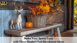 Amazing Modern Fall Farmhouse Decor Ideas That Will Blow Your Mind [upl. by Lesh904]