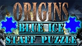 Origins Zombies  Blue Ice Staff Challenge Puzzle in the Crazy Place [upl. by Wooldridge]