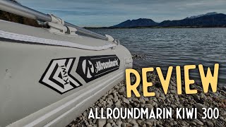 Allroundmarin Kiwi 300 Inflatable Boat  Short Review [upl. by Milicent631]