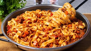 Ich habe noch nie so leckere Nudeln gegessen Das berühmte Rezept für PastaBolognese Lecker [upl. by Eeluj]