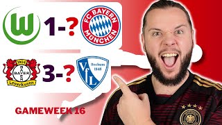 Bundesliga Gameweek 16 Predictions amp Betting Tips [upl. by Retsev572]