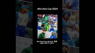 AfroAsia Cup will back again after 17 years cricket viratkohli babarazam asiacricket india pk [upl. by Nulubez]