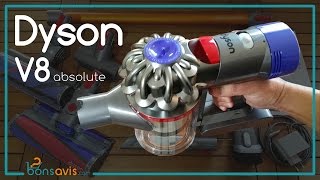 Dyson V8 absolute  Presentation │ Aspirateur balai sans fil │ Cordfree vacuum [upl. by Ydasahc]