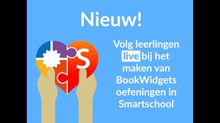 Volg leerlingen live bij het maken van BookWidgets oefeningen in Smartschool [upl. by Sleinad]