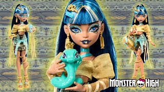 🐍Unboxing🐍 New Core Refresh Cleo de Nile Monster High Doll review [upl. by Siloum]