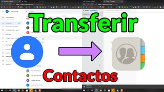 Como Transferir Contactos de Google a iCloud [upl. by Averyl]