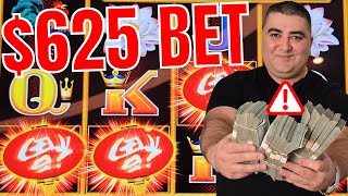 625 Spin MIND BLOWING JACKPOT On Million Dollar Dragon Link [upl. by Nerek]