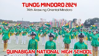 Tunog Mindoro 2024  Quinabigan National High School Brass Band of Pinamalayan Oriental Mindoro [upl. by Adala]