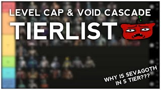 WARFRAME TIERLIST  Level Cap amp Void Cascade Unscripted [upl. by Emilio]