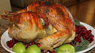 Easy Thanksgiving Turkey Recipe  Perfect Roast Turkey Using Haitian Seasoning  Episode 120 [upl. by Maxie783]