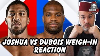 Anthony Joshua vs Daniel Dubois WeighIn Reaction [upl. by Crenshaw44]