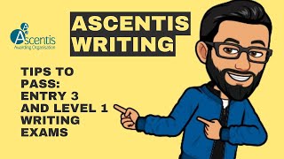 Pass your Ascentis Writing Exams at Entry 3 and Level 1 ESOL with a smile 😁 [upl. by Burg393]