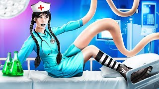 Wednesday Addams Became a Doctor Superheroes in Real Life [upl. by Ailbert786]