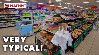 Russian Owned TYPICAL Supermarket Tour Magnit [upl. by Ponton449]