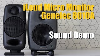 Genelec 8010A Genelec G One vs iLoud Micro Monitor  Sound Demo w Bass Test [upl. by Assela]