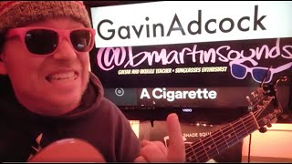 A Cigarette  Gavin Adcock Guitar Tutorial Beginner Lesson [upl. by Erlene]