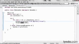 java tutorial Implementing the Runnable Interface [upl. by Reseta75]