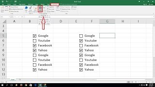 How to Add Check Boxes In MS Excel Sheet Easy [upl. by Oynotna]