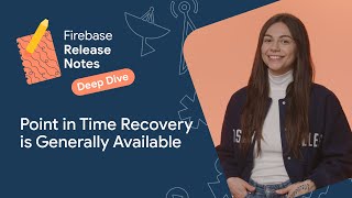 Pointintime recovery in Firestore [upl. by Eldoree746]