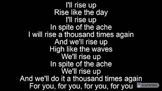 Rise Up  Angelica Hale Lyrics [upl. by Rubi]